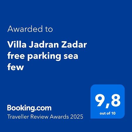 Villa Jadran Zadar Exteriör bild